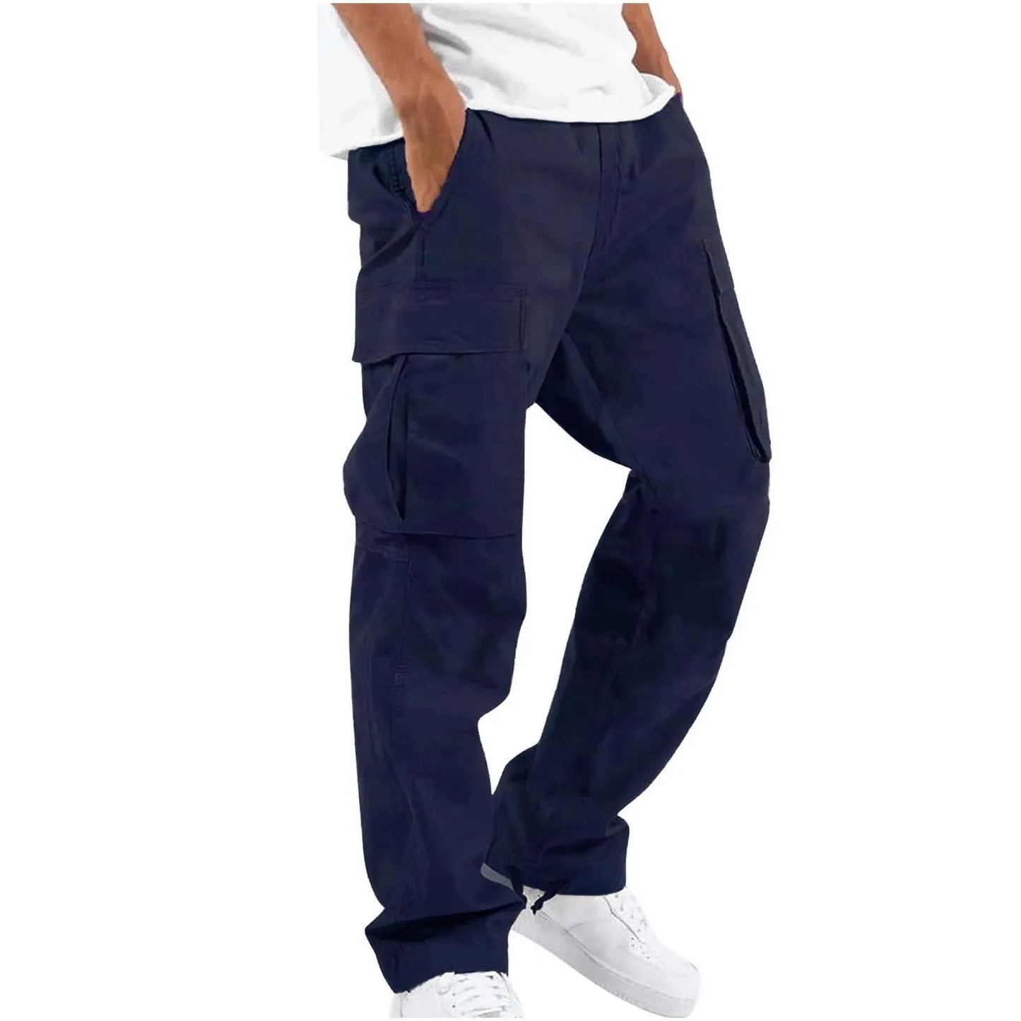 Garrick | Men's Drawstring Relaxed Fit Cargo Trousers