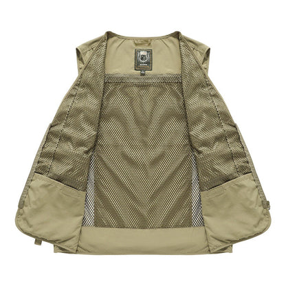 Tobias | Men's Multi-Pocket Outdoor Fishing Mesh Gilet