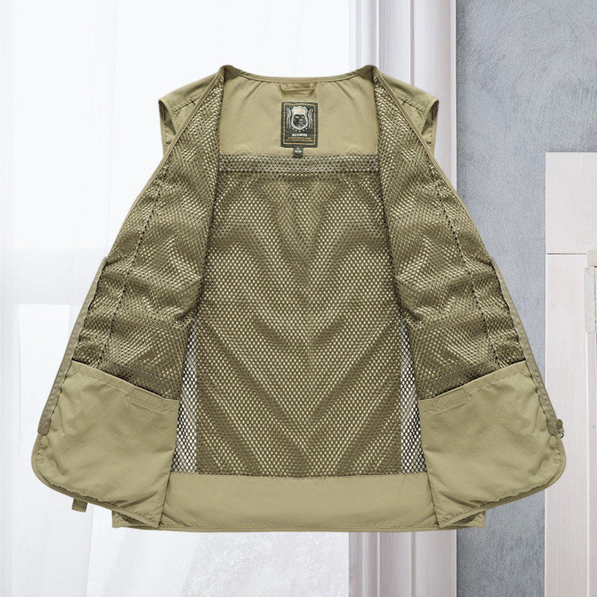 Tobias | Men's Multi-Pocket Outdoor Fishing Mesh Gilet