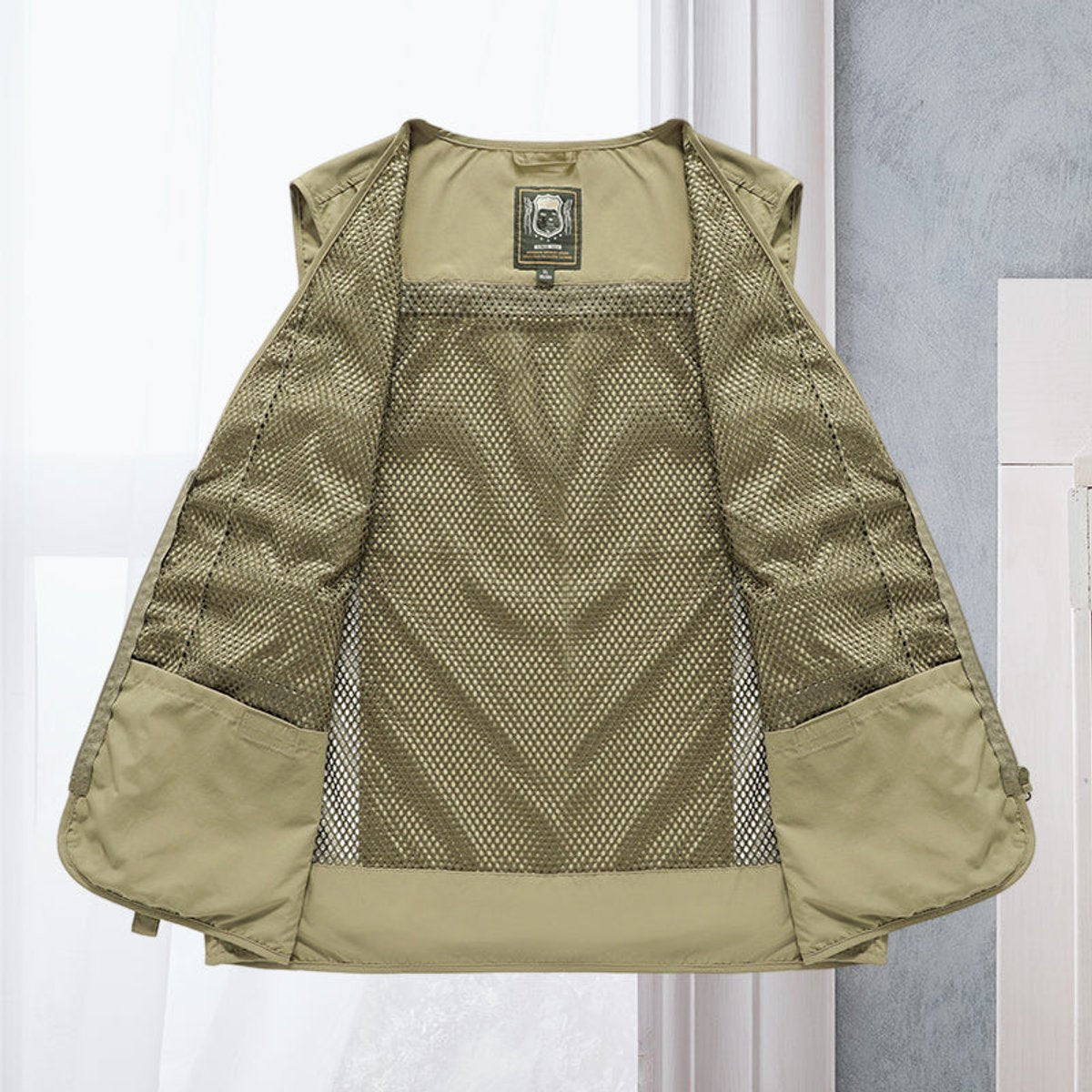Tobias | Men's Multi-Pocket Outdoor Fishing Mesh Gilet