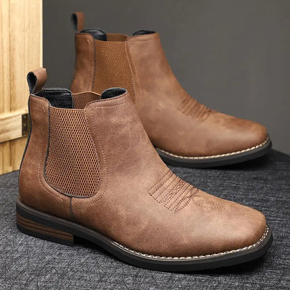 Bastian | Men's Western-Style Slip-On Chelsea Boot