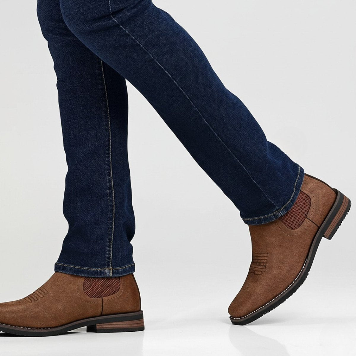 Bastian | Men's Western-Style Slip-On Chelsea Boot