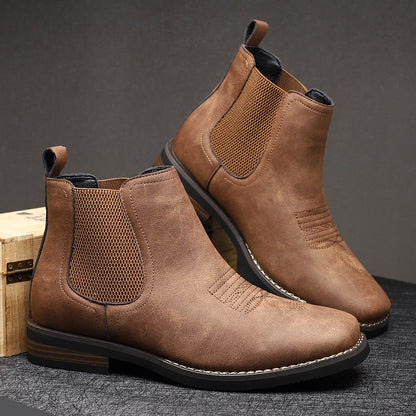 Bastian | Men's Western-Style Slip-On Chelsea Boot