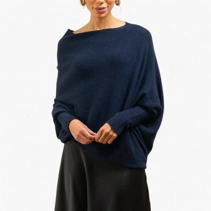 Sienna | Women's Off-Shoulder Slouchy Knit Jumper