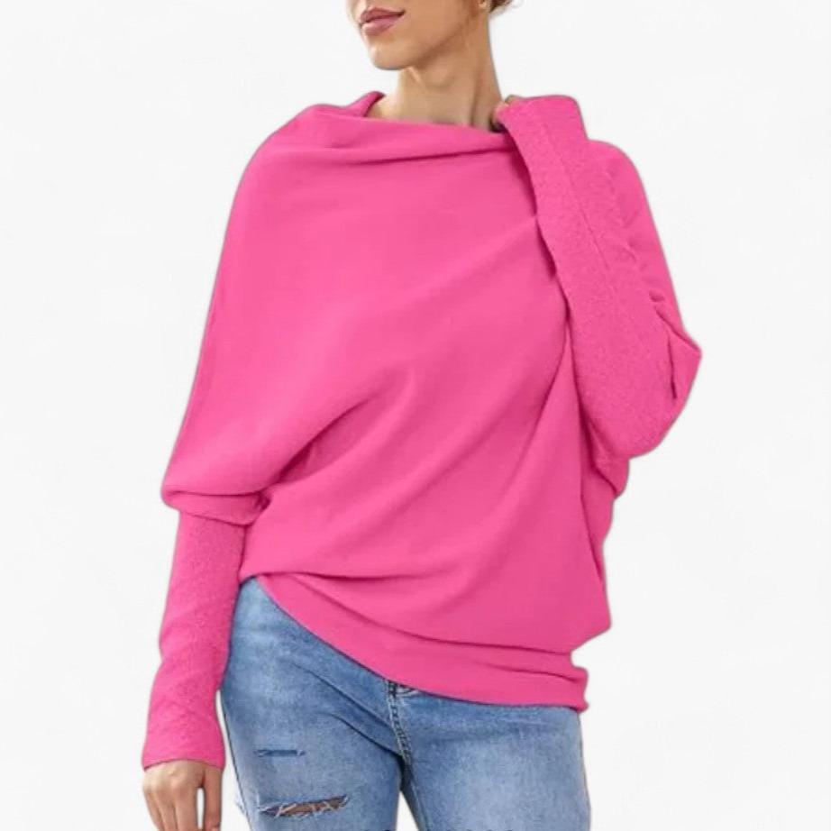 Sienna | Women's Off-Shoulder Slouchy Knit Jumper