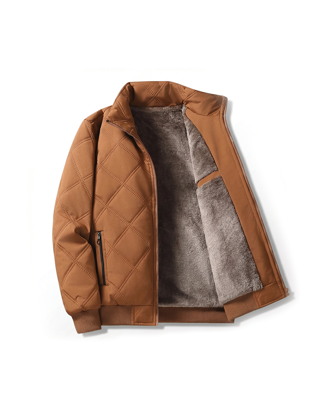 Ansgar | Men's Fleece Lined Quilted Windproof Winter Jacket
