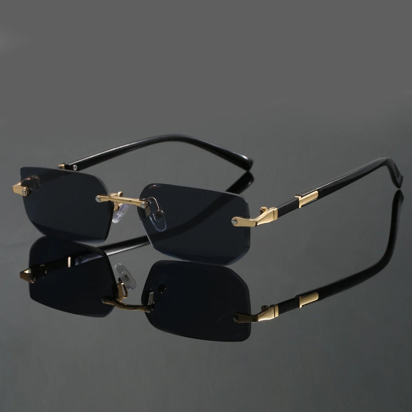 Isla | Sunglasses Rimless Cut Edge UV400 Protection Unisex