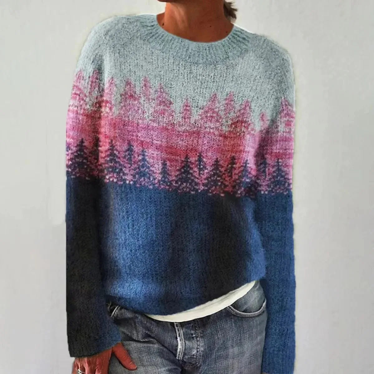 Astrid | Women's Fair Isle Colourful Patterned Knit Jumper