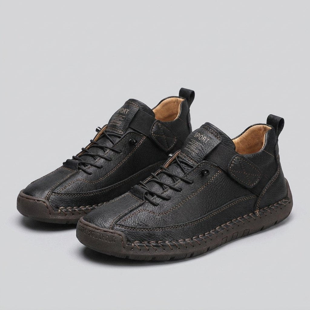 Mia | Women's Orthopedic Leather Comfortable Wide-Fit Sneaker