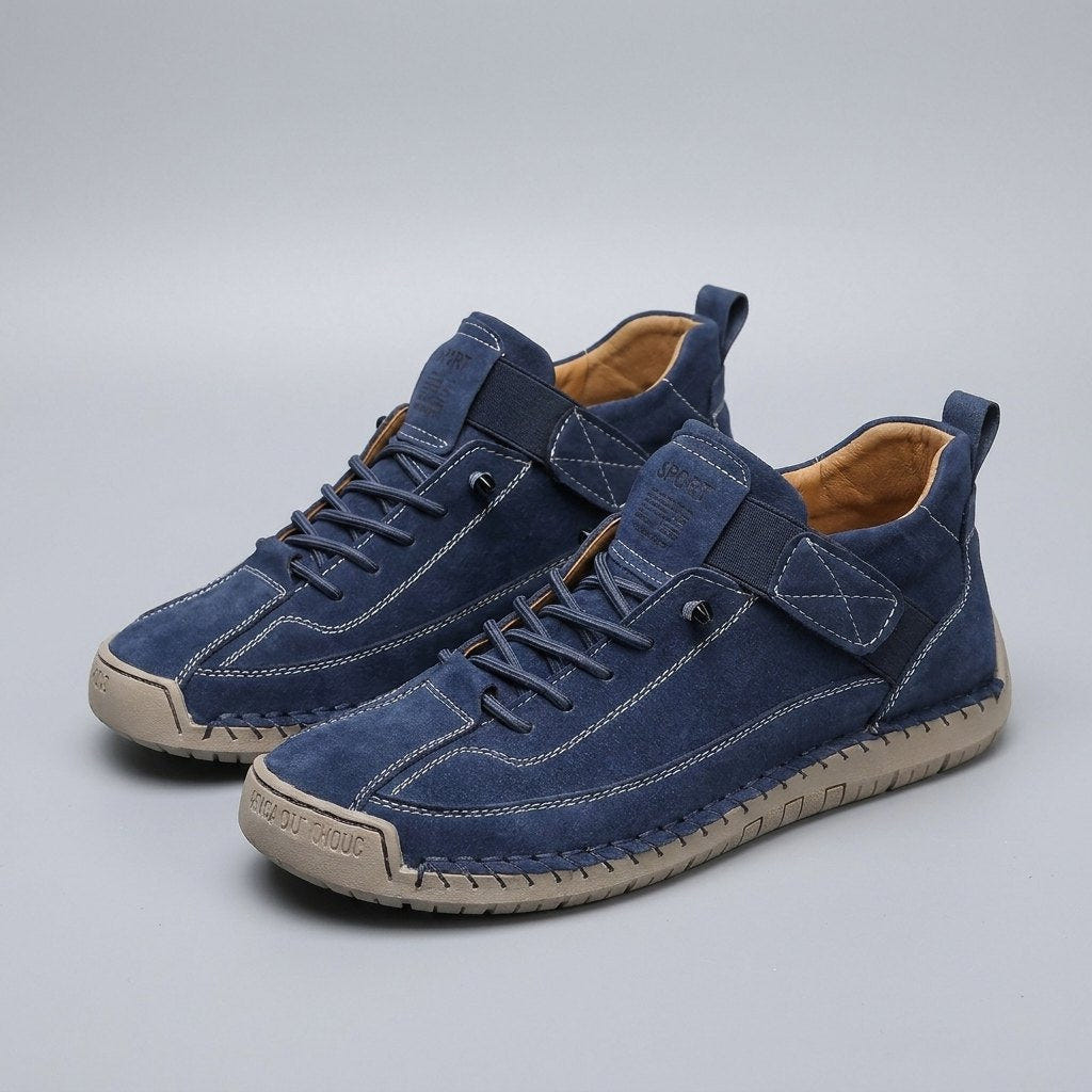 Mia | Women's Orthopedic Leather Comfortable Wide-Fit Sneaker