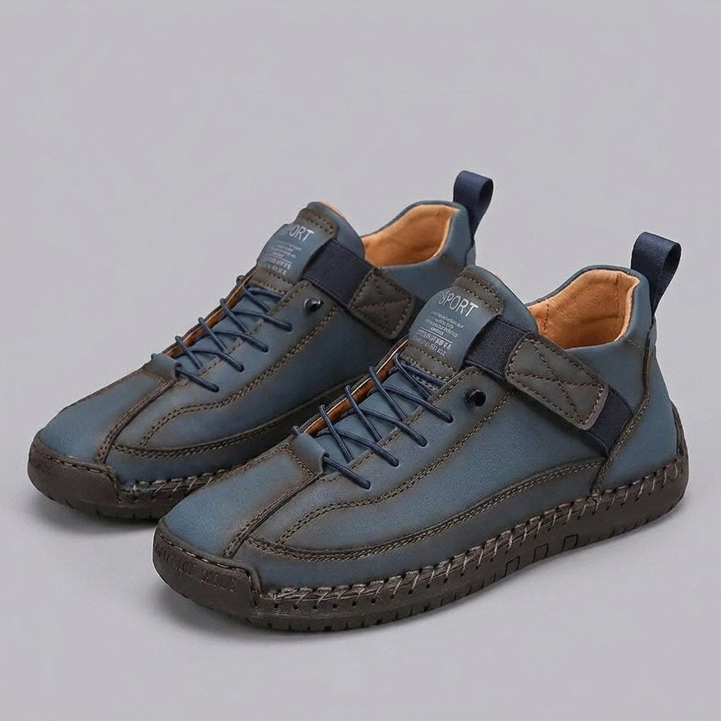 Mia | Women's Orthopedic Leather Comfortable Wide-Fit Sneaker