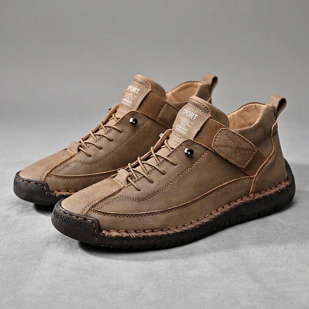 Mia | Women's Orthopedic Leather Comfortable Wide-Fit Sneaker