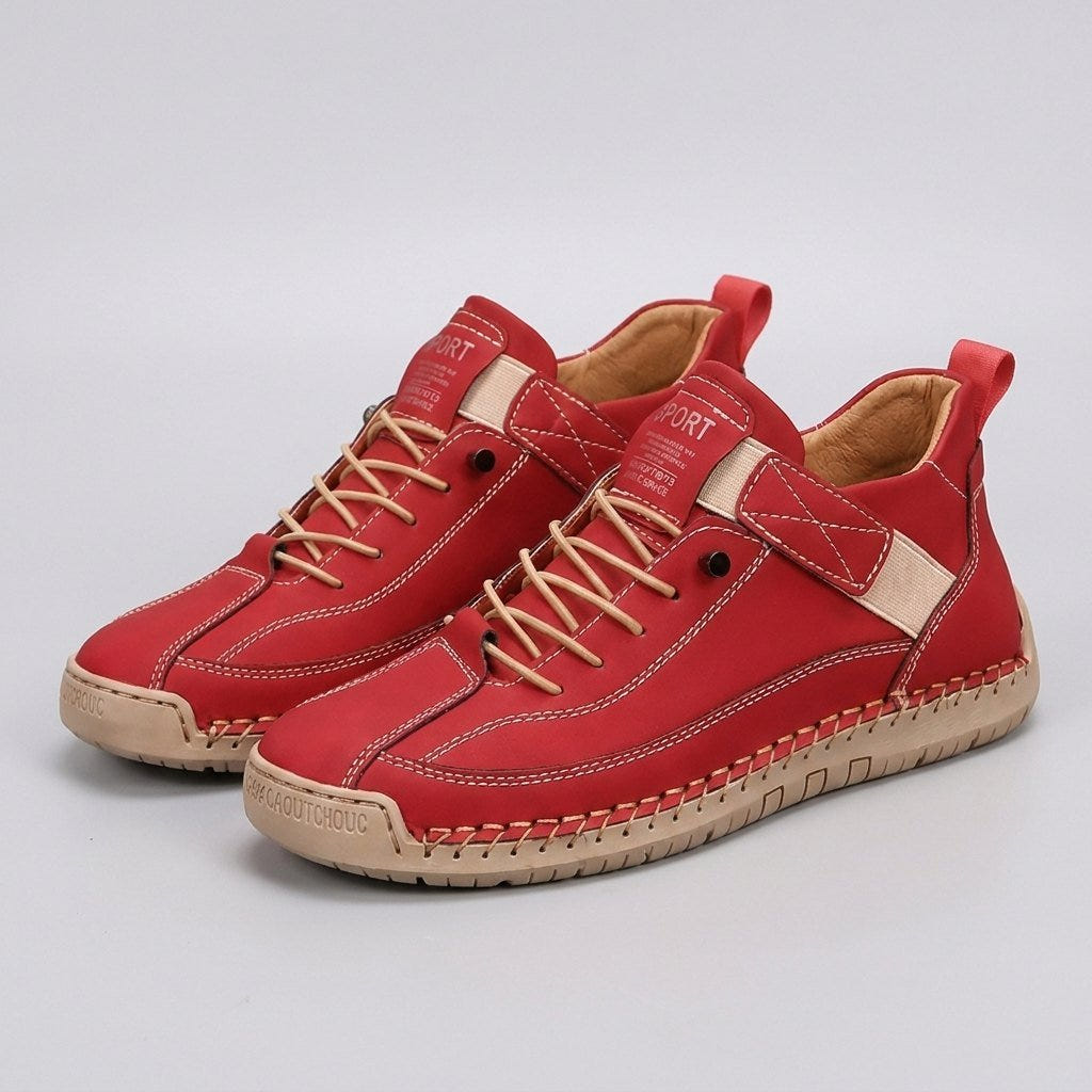 Mia | Women's Orthopedic Leather Comfortable Wide-Fit Sneaker