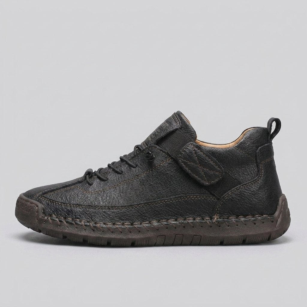 Mia | Women's Orthopedic Leather Comfortable Wide-Fit Sneaker