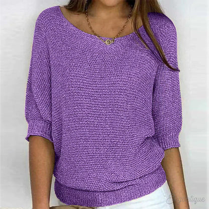 Ondelle | Women's Relaxed Knit Batwing Jumper
