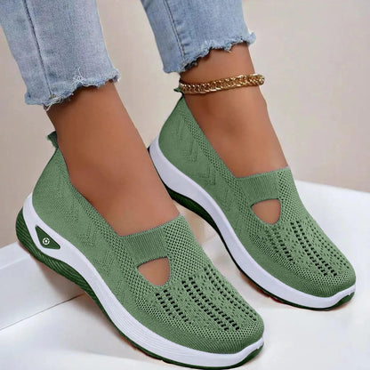 Marlowe | Women's Slip-On Knit Cutout Comfort Sneaker