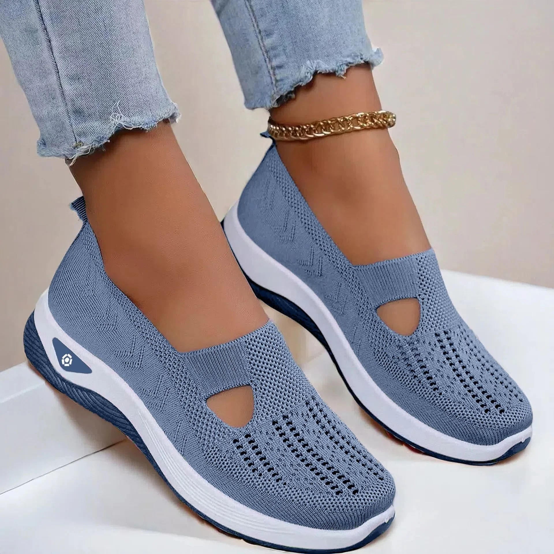 Marlowe | Women's Slip-On Knit Cutout Comfort Sneaker