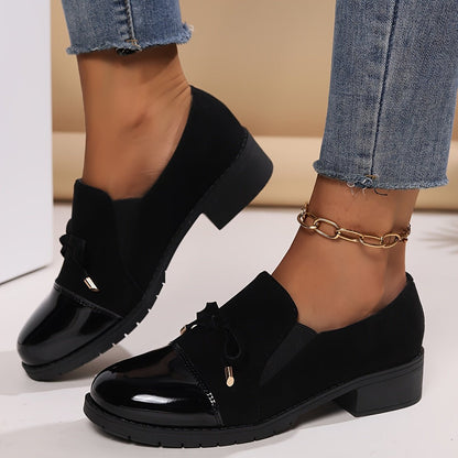 Delacroix | Women's Elegant Slip-On Comfort Bow Loafer