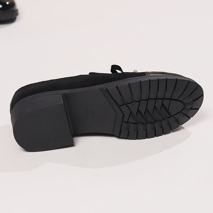 Delacroix | Women's Elegant Slip-On Comfort Bow Loafer