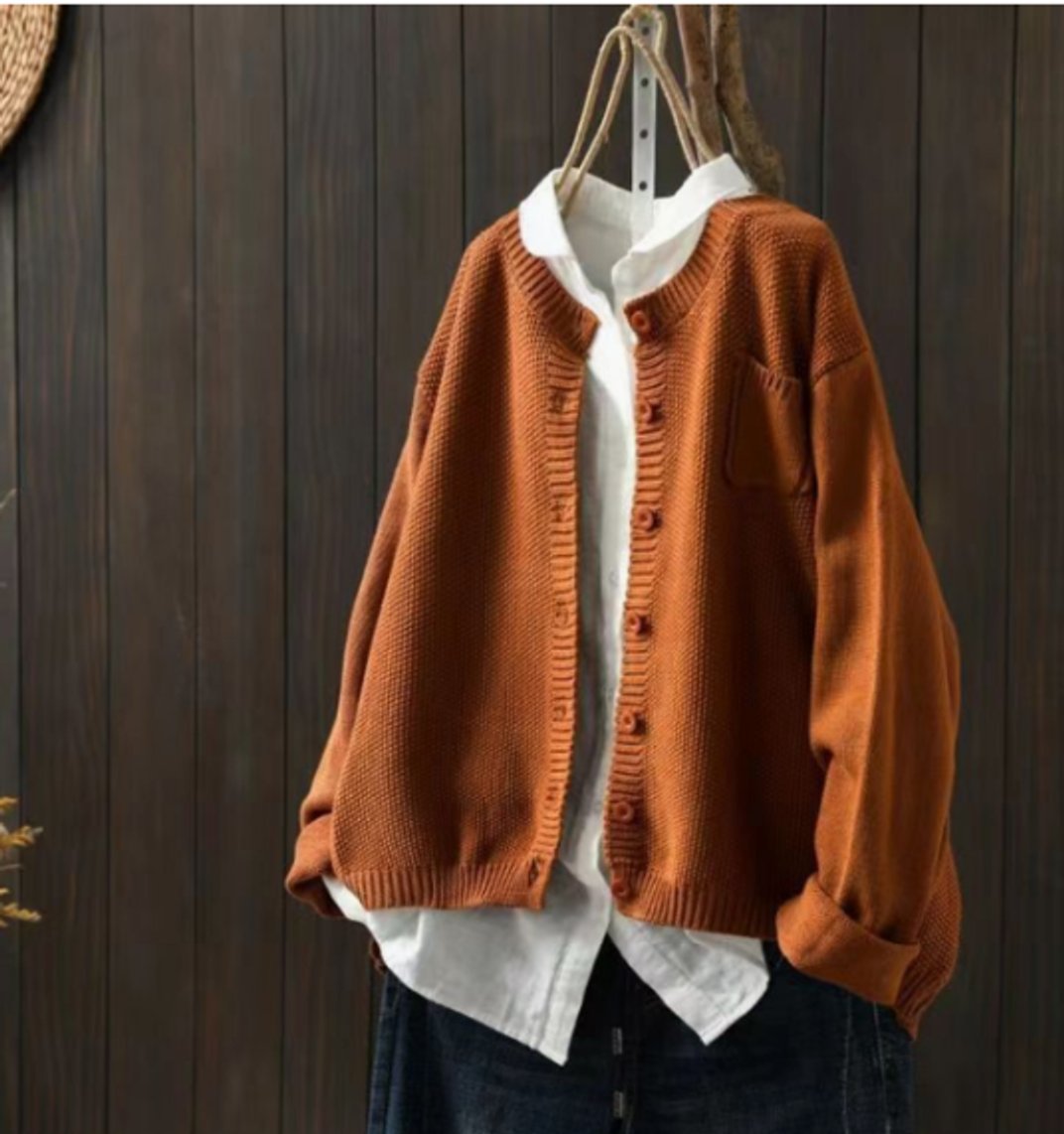 Elouise | Women's Oversized Button-Front Knit Cardigan