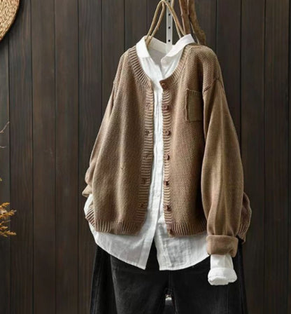 Elouise | Women's Oversized Button-Front Knit Cardigan