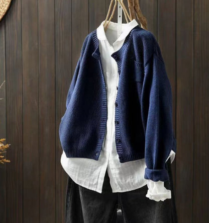Elouise | Women's Oversized Button-Front Knit Cardigan