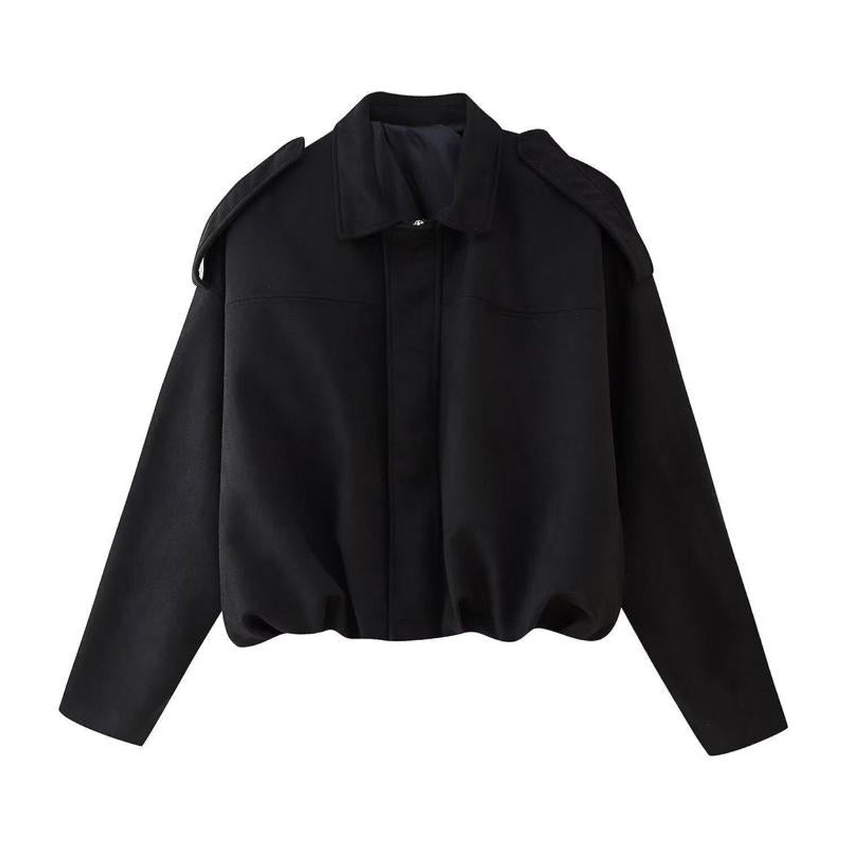 Elenora | Women's Vintage-Inspired Oversized Faux Suede Bomber Jacket