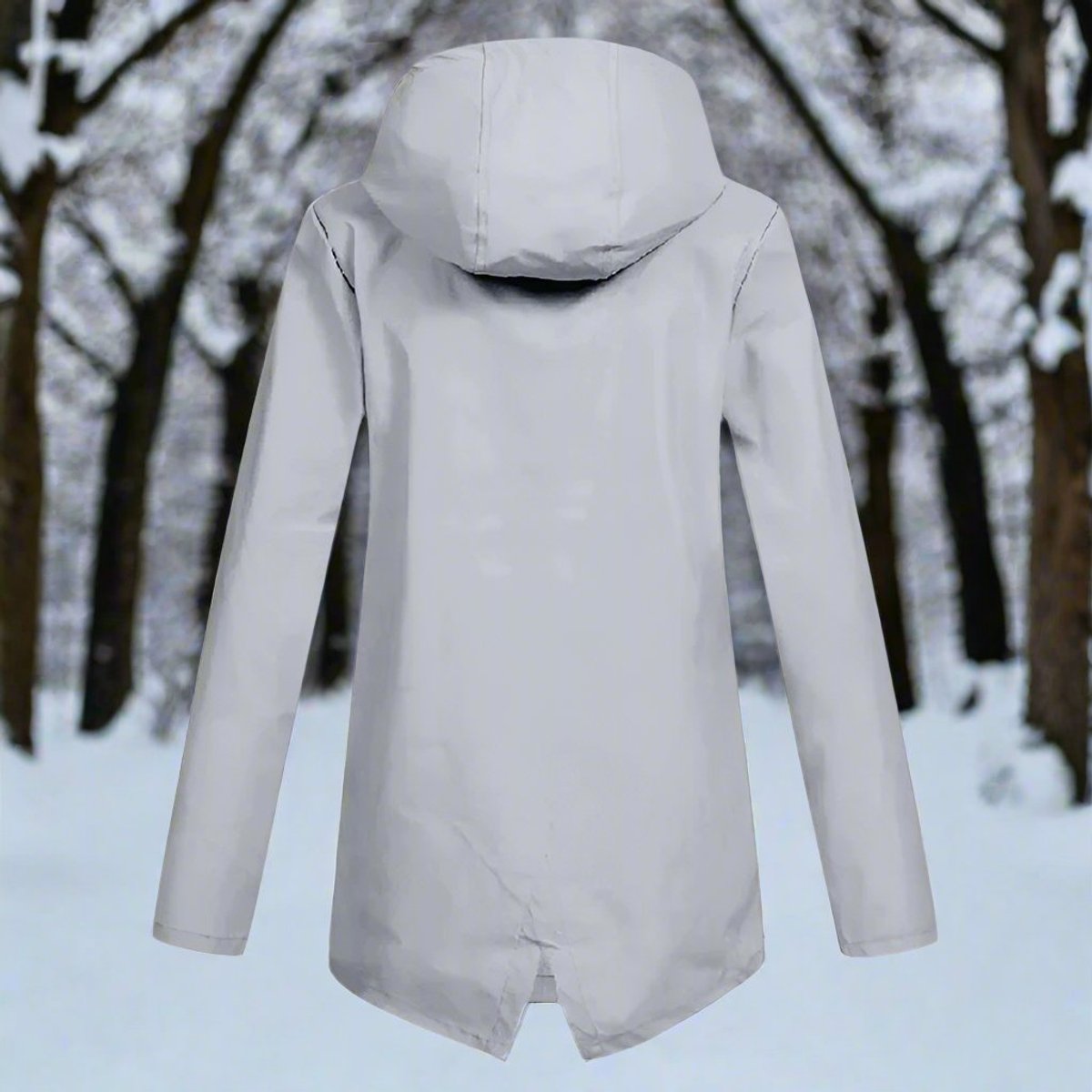 Marlowyra | Women's Waterproof Hooded Longline Rain Jacket