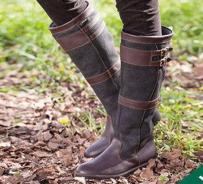 Willabeth | Women's Waterproof Leather Knee High Country Boot