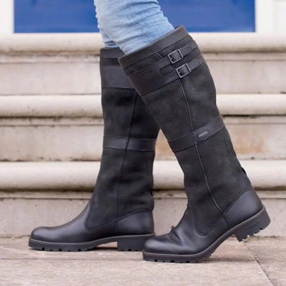 Willabeth | Women's Waterproof Leather Knee High Country Boot