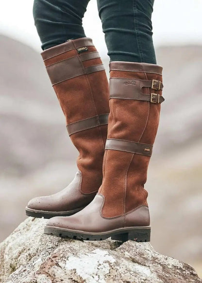 Willabeth | Women's Waterproof Leather Knee High Country Boot