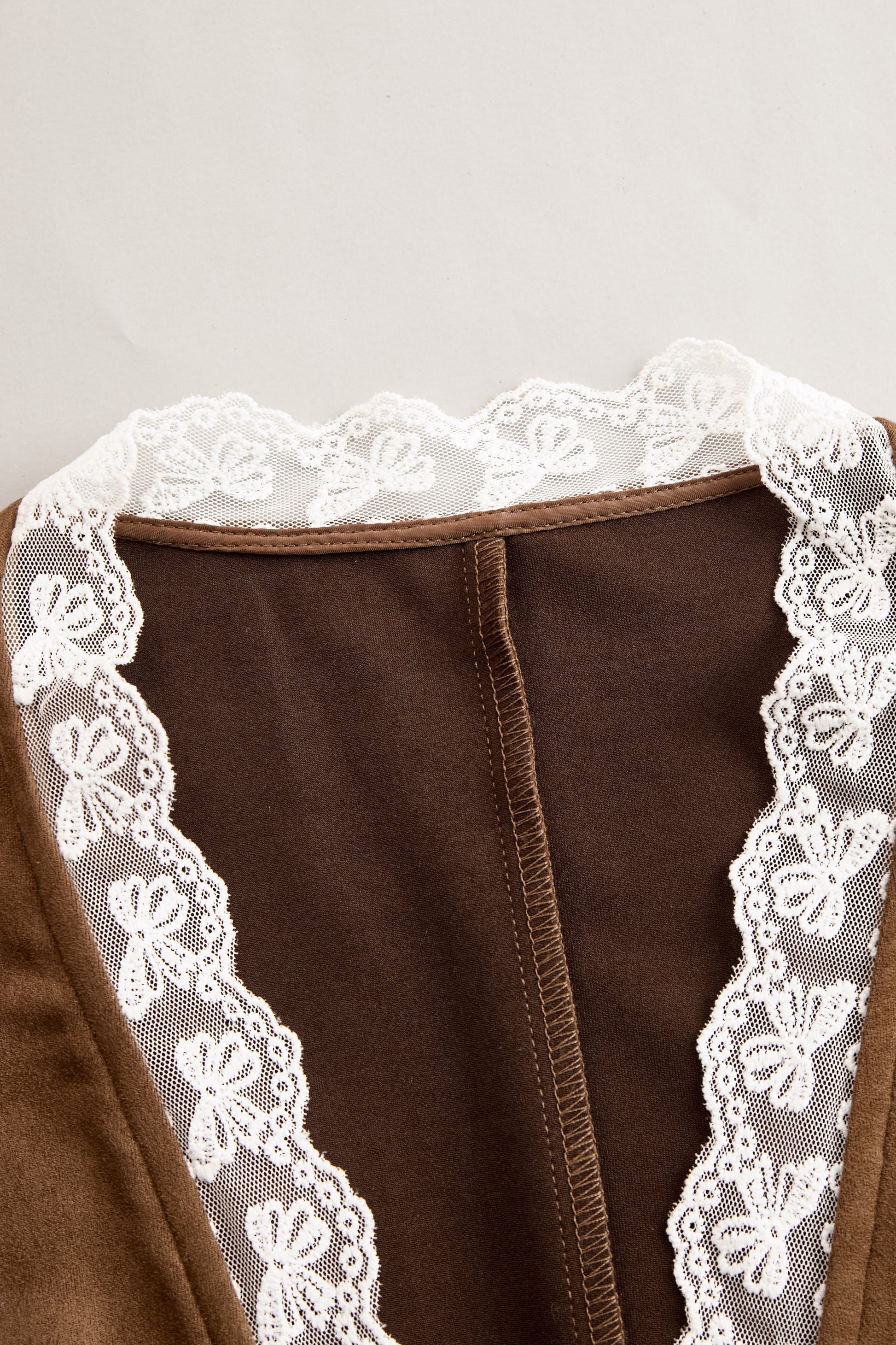 Rosie | Women's Western Lace Long Sleeve V-Neck Fitted Snap Button Blouse