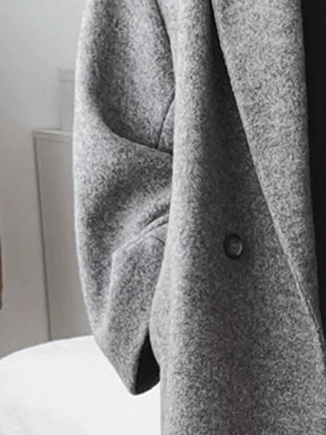 Odessa | Women's Wool Blend Long Coat Double Breasted Oversized Winter Overcoat