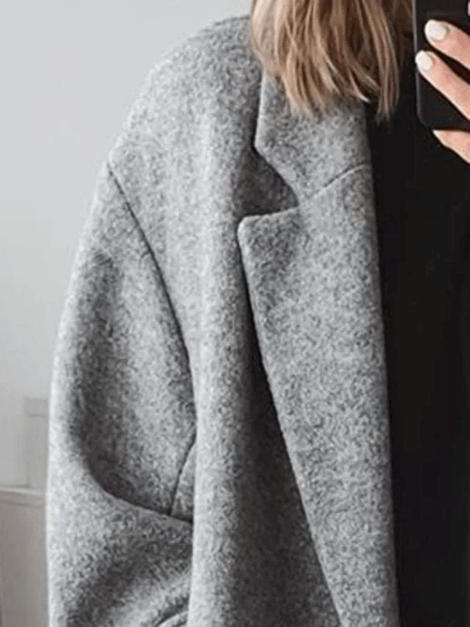 Odessa | Women's Wool Blend Long Coat Double Breasted Oversized Winter Overcoat